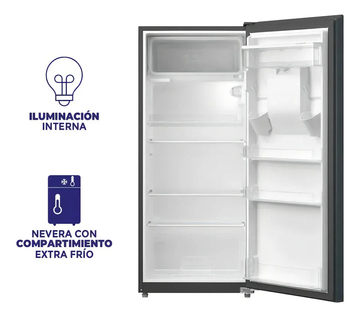 Nevera Kalley Frost Una Puerta 187 Litros K-n187l2go