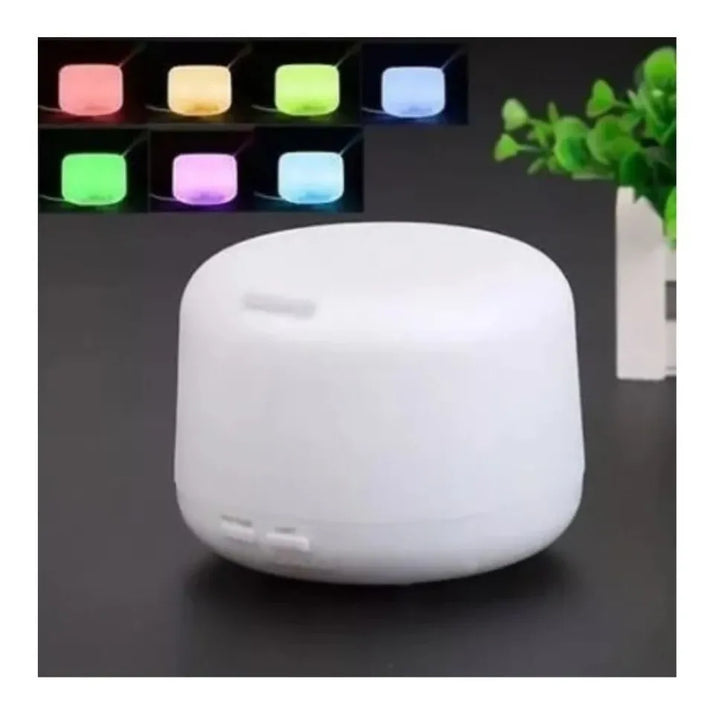Humidificador Atomizador Difusor De Aroma Led Masmelo 500ml Blanco