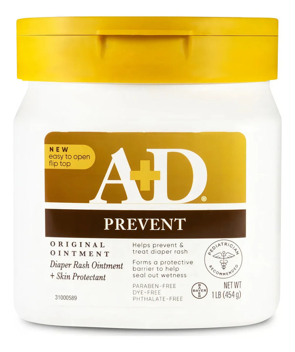 Crema A+d Antipañalitis Prevencion Pañalitis 454 Grs A&d