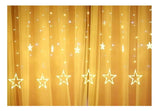 Instalación Punta Estrellas Cortina Luces Led Navideña 6m