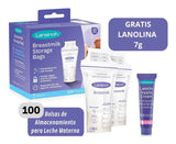 Bolsas Almacenamiento Leche Materna 100 Unds + Crema Pezones