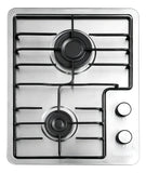 Estufa de Empotrar Acero Inox Dos Puestos 35 cm Gas Natural