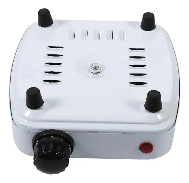 Mini Estufa Eléctrica Fogón Portátil Cocina 1 Puesto Blanco