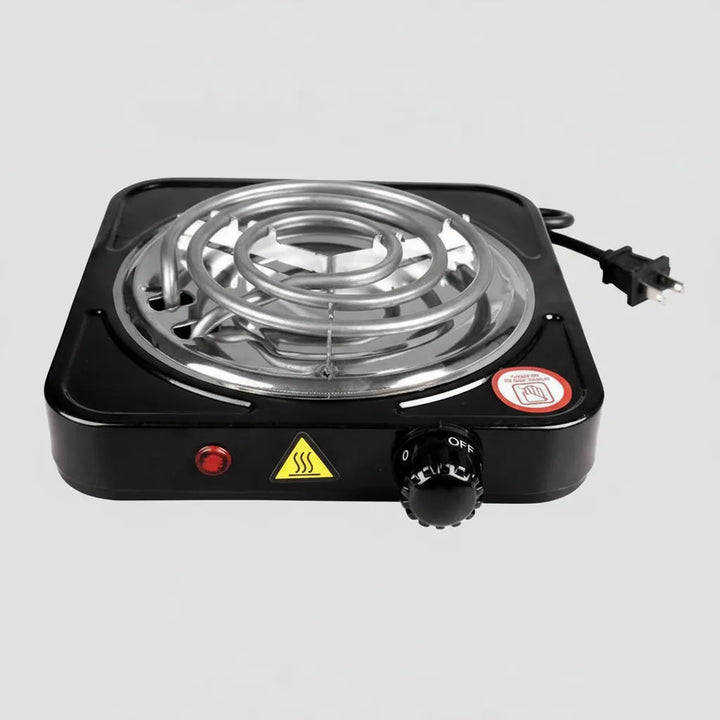 Estufa Electrica Sencilla De Un Puesto Cocina 1000w 60hz Negro