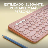 Logitech Combo Bluetooth: Teclado K380s + Mouse M196, Rosa
