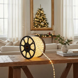 Manguera Led 3 Vias Luces Navideñas X 20mt Blanco Calido