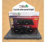 Estufa De Inducción 2 Puestos Digital Universal Royal Ei03-2 Negro