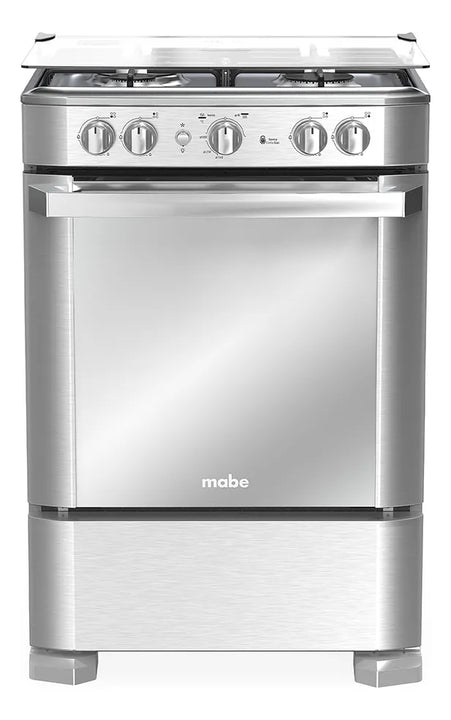 Estufa De Piso A Gas 60 Cm Inox Mabe Emc6050nfx1