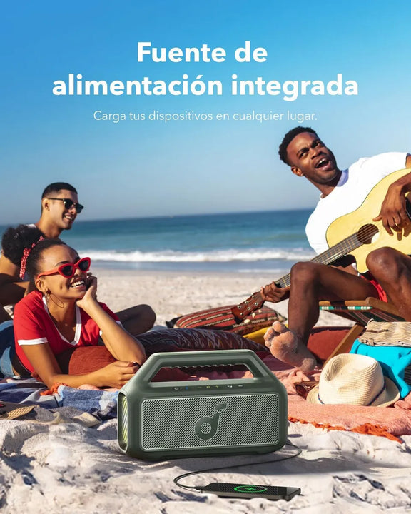 Bocina Anker SoundCore Motion Boom Plus IPX 7 color verde