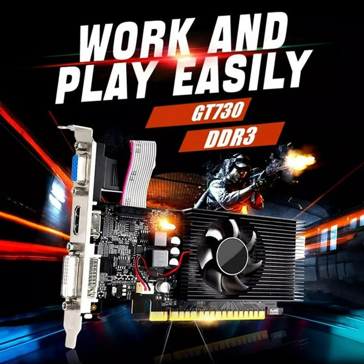 Tarjeta Gráfica Xuanmo Gt 730 Low Profile 4gb Ddr3 Hdmi Vga