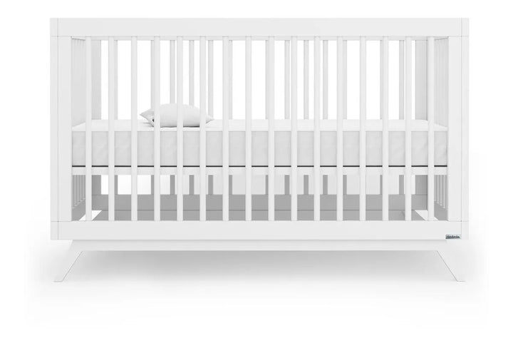 Cuna A Cama Infantil Dadada Soho 3 En 1 Convertible Madera Blanco