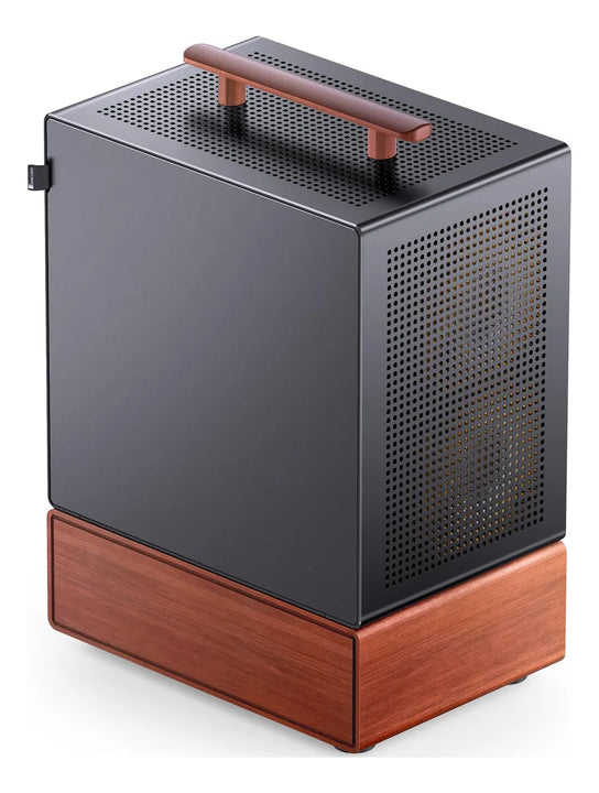 Jonsbo T7 Negro Micro Atx Pc Caso Chasis De Aluminio Con