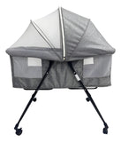 Corral Cuna Mecedora Para Bebé Portátil C118 Gris