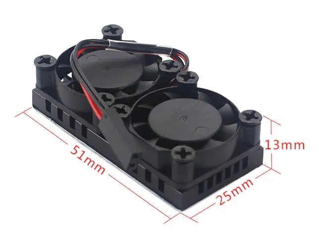 Kit De Disipadores Con Ventiladores Para Raspberry Pi 3 Pi 4