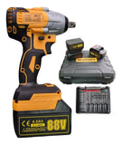 Pistola Impacto Inalambrica 1/2 Con 2 Baterias Y Herramienta