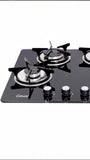 Estufa Continental Empotrar 4 Puestos Vidrio Templado 60×51 cm Gas Natural Modelo 5883