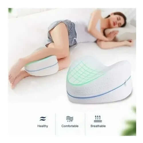 Almohada Ortopédica Entre Piernas Espuma Viscoelástica Cojín