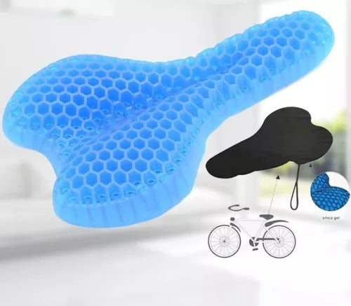 Cojín Gel Bicicletas Sillín Forro Funda Protector Asiento