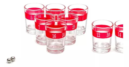 Ruleta De Shots Juego Mesa 16 Copas Juego De Fiesta Bebidas