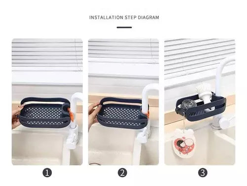 Soporte Lavaplatos Canasta Escurridora Para Esponja Y Jabón