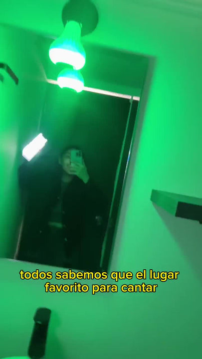 Bombillo Parlante Con Bluetooth Multicolores Súper Oferta. Color Blanco