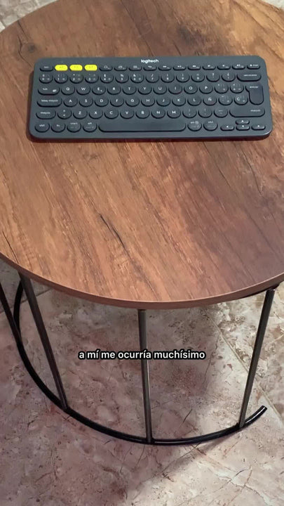 Logitech K380 Teclado Bluetooth Multi-dispositivo - Blanco Color del teclado Off-white Idioma Español