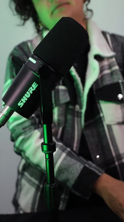 Micrófono Usb Mv7+-k Shure Color Negro