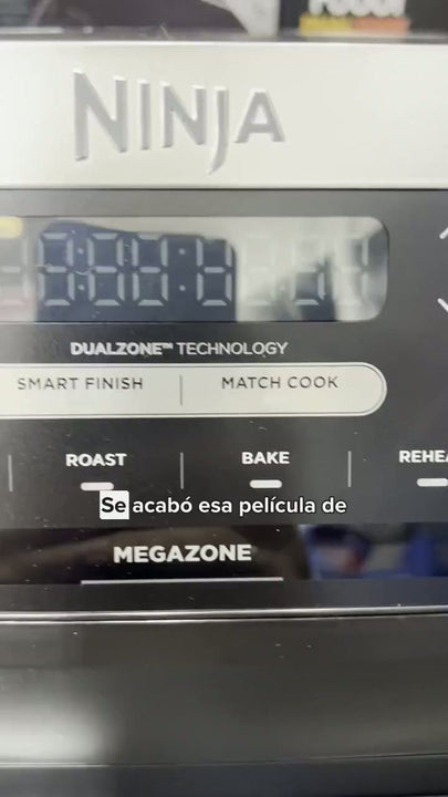 Freidora Ninja Doble Canasta 6 En 1 Capacidad 6.6lt Airfryer Negro