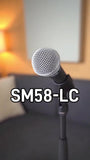 Micrófono Shure SM SM58-LC Dinámico Cardioide color gris oscuro y plateado