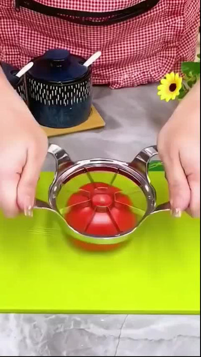 Cortador y rebanador de manzana, pera, fruta y verdura de acero inoxidable