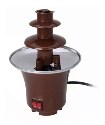 Mini Fuente De Chocolate 3 Niveles Eléctrica Acero