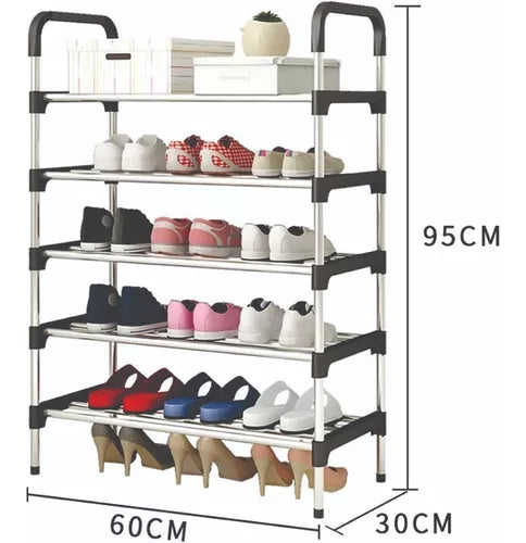 Organizador 6 Niveles Calzado Multiusos Desarmable Estante