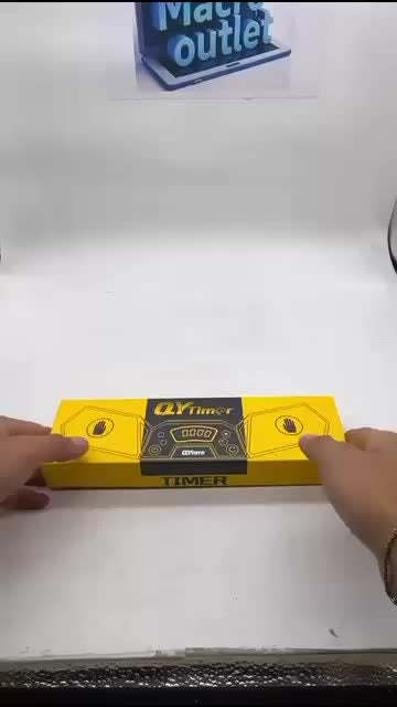 Cronómetro Profesional Qiyi Negro Para Cubo Rubik Compacto y Preciso
