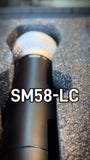 Micrófono Shure SM SM58-LC Dinámico Cardioide color gris oscuro y plateado