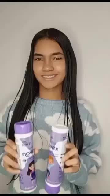 Kit Shampoo Y Acondicionador Novex Liso Lisinho Para Niños