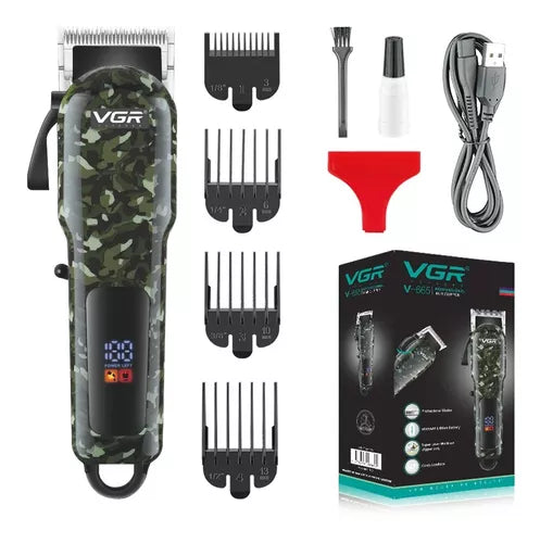 Cortadora De Pelo Barba Vgr V-665 Profesional Recargable Usb