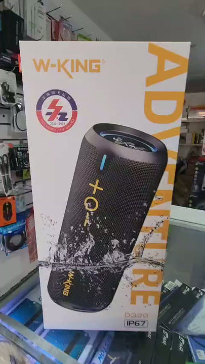 W-king Altavoces Bluetooth Portátiles Fuertes, Ipx7 Color Azul Petróleo