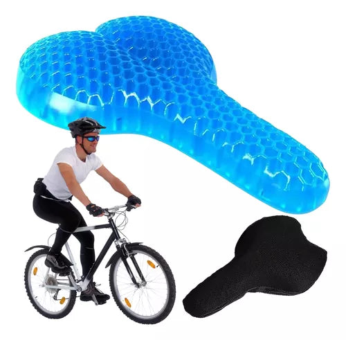 Cojín Gel Bicicletas Sillín Forro Funda Protector Asiento