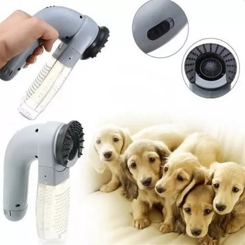 Cepillo Aspiradora De Pelo Para Mascotas Eléctrico