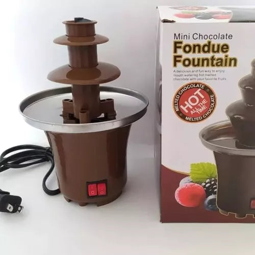 Mini Fuente Chocolate 3 Niveles Fondue Fountain