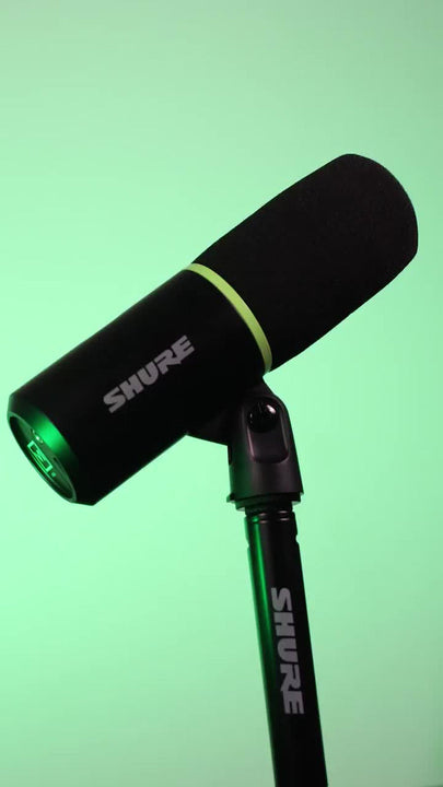 Micrófono Usb Mv6 Shure Color Negro