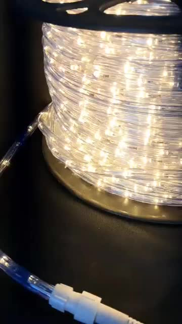 Manguera Led 3 Vias Luces Navideñas X 20mt Blanco Calido