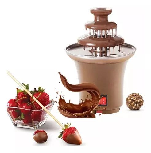 Mini Fuente Chocolate 3 Niveles Fondue Fountain