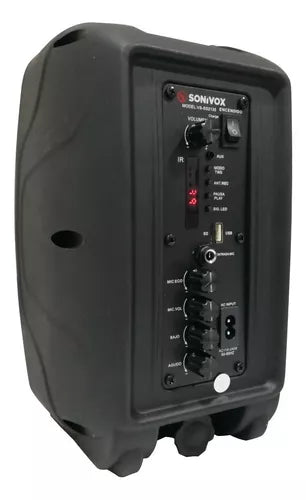 Parlante Sonivox Vs-ss2135 Portátil Con Bluetooth Negra Color Negro