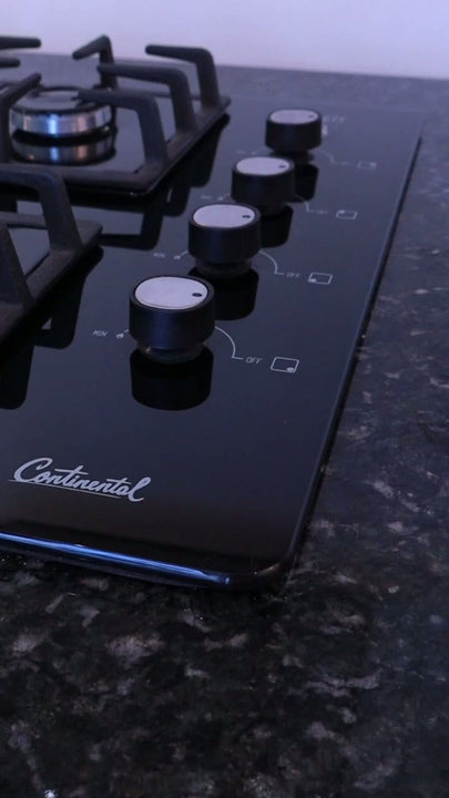 Estufa De Empotrar Vidrio Parrilla Hierro Fundido 5487 Gas Natural