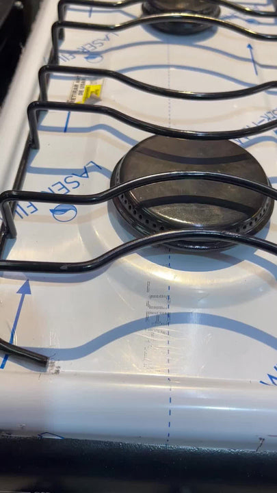 Estufa 4 Puestos Mesa Acero Inoxidable 2 Fogones Rapidos Gn Negro