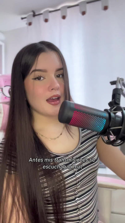 Micrófono HyperX Quadcast QuadCast S Condensador Omnidireccional color blackS