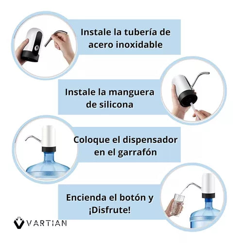 Dispensador De Agua Para Botellón Manual Recargable Eco