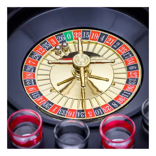 Ruleta De Shots Juego Mesa 16 Copas Juego De Fiesta Bebidas