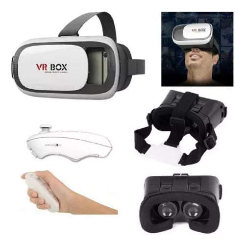 Gafas De Realidad Virtual 3d Vr Box + Control Bluetooth